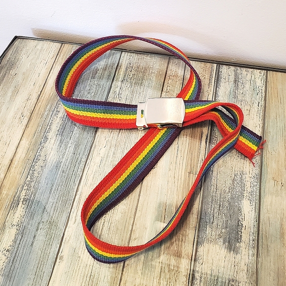 Colorful vintage rainbow 🌈 belt - Picture 1 of 1
